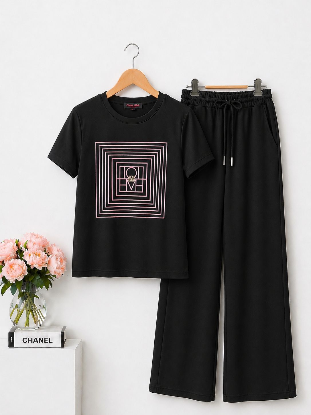Blush Geometry Love Lounge Set