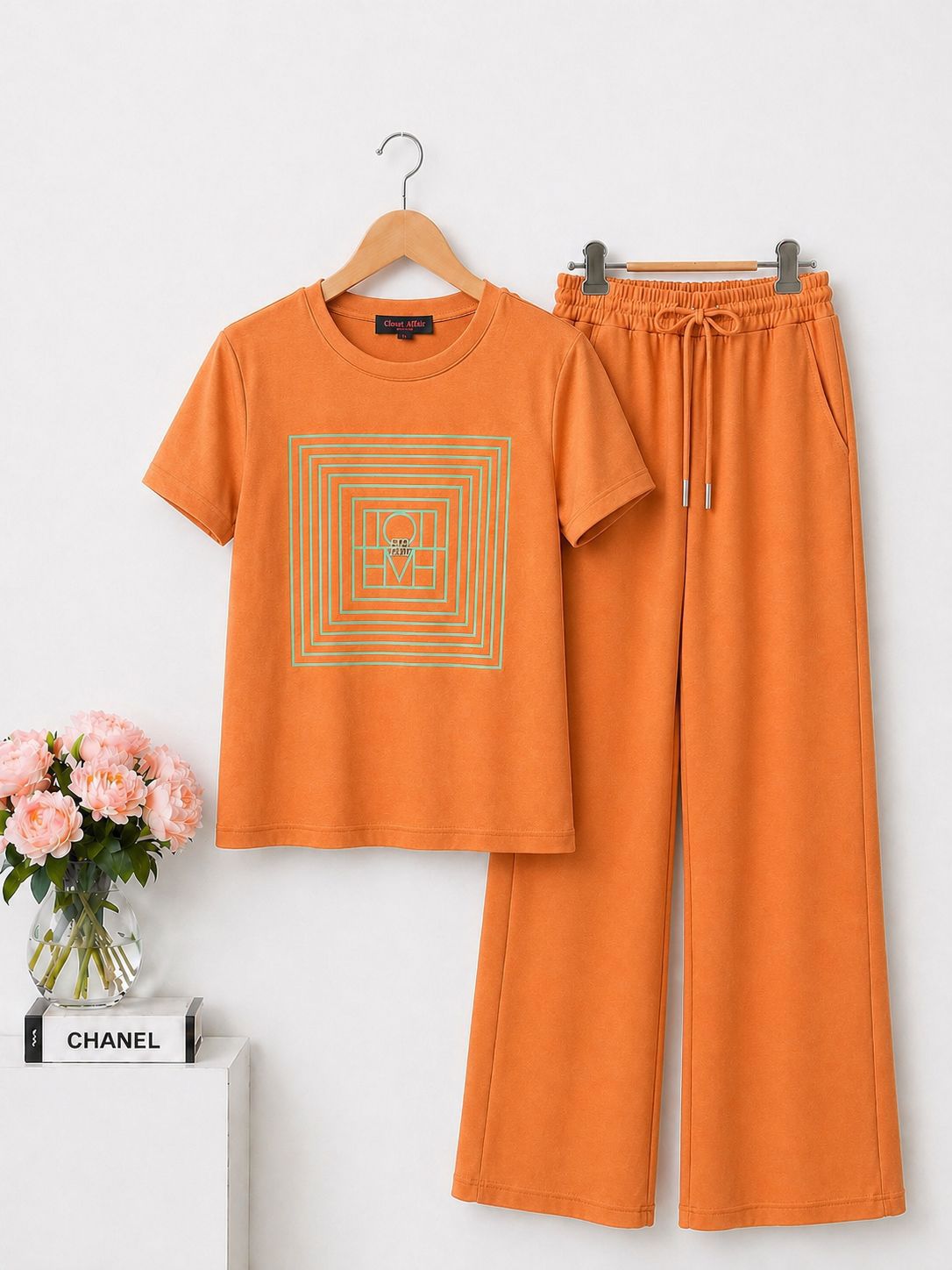 Blush Geometry Love Lounge Set