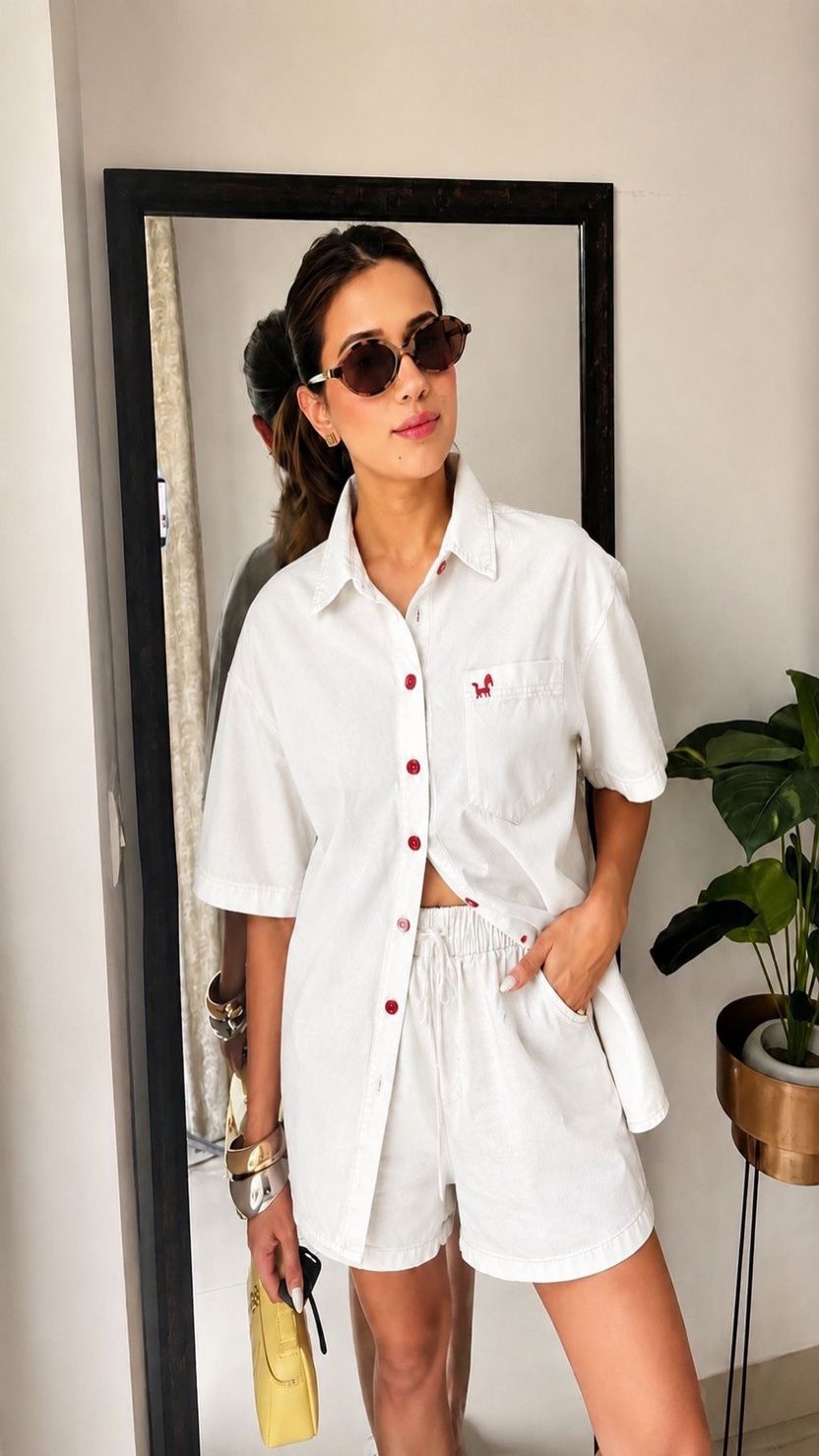 Light Summer Denim Co-ord Set
