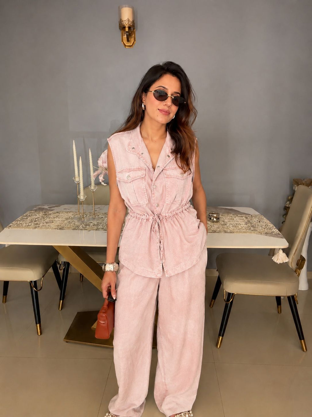 Utility Soft Denim Co-ord Set