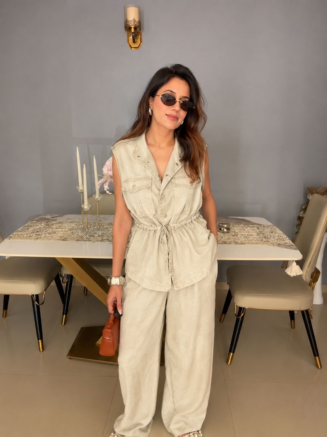 Utility Soft Denim Co-ord Set