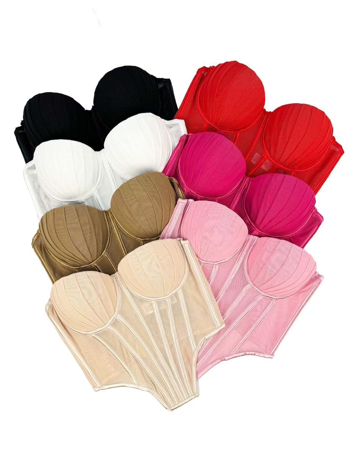 Luxe Shell Cup Corset Top