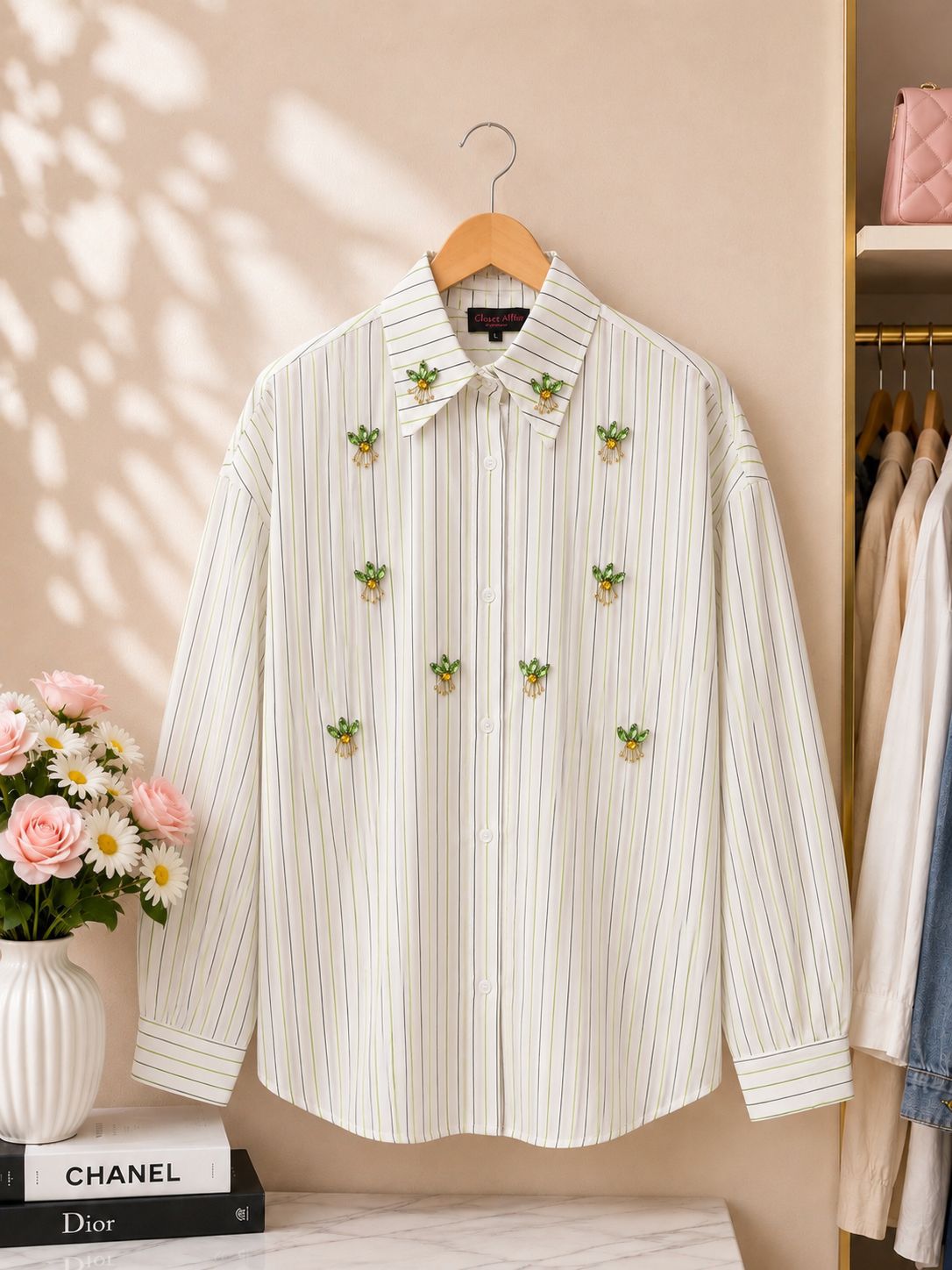 Premium Cotton Embellished Shirt