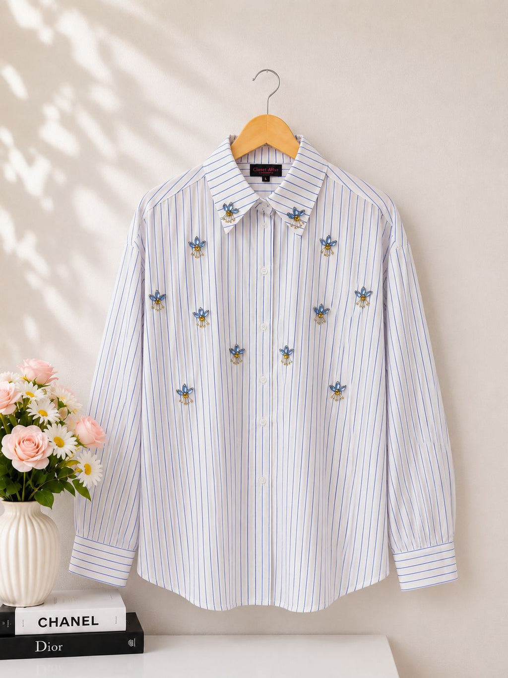 Premium Cotton Embellished Shirt