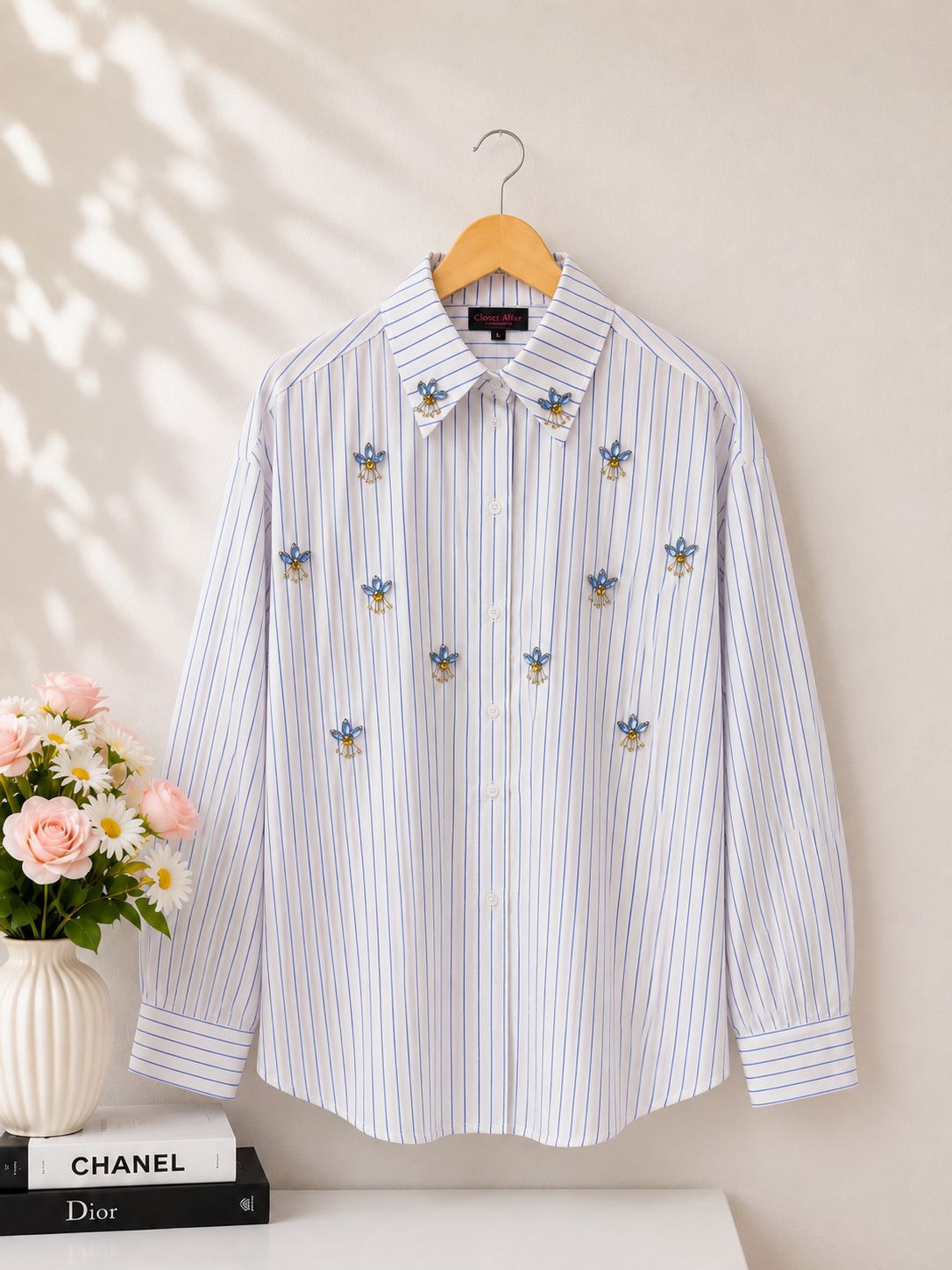 Premium Cotton Embellished Shirt