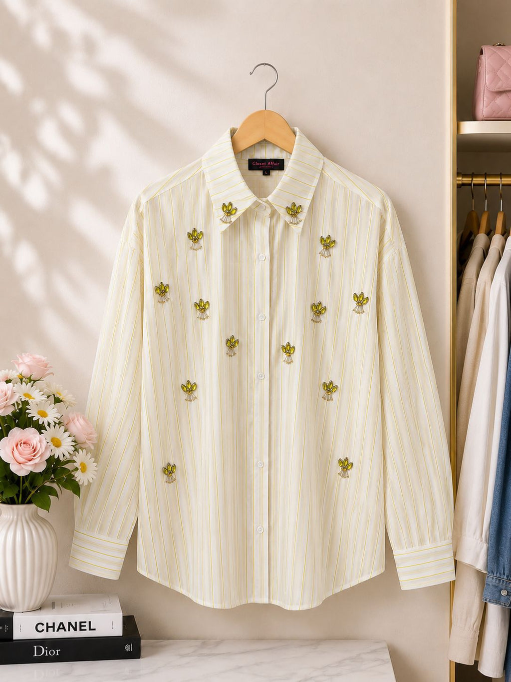 Premium Cotton Embellished Shirt