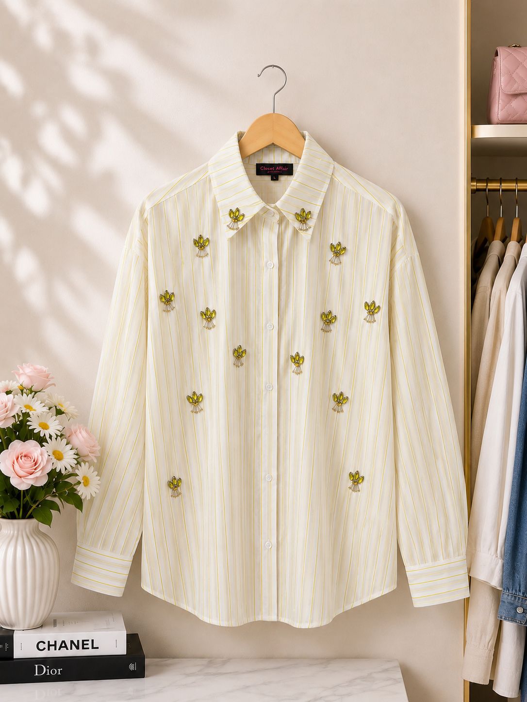 Premium Cotton Embellished Shirt