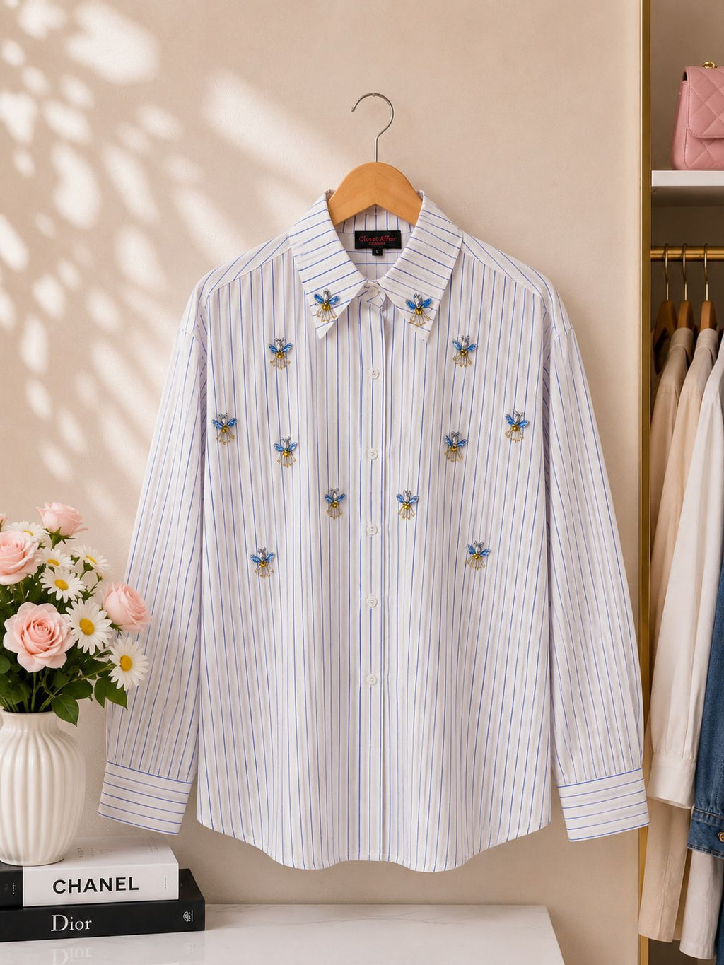 Premium Cotton Embellished Shirt