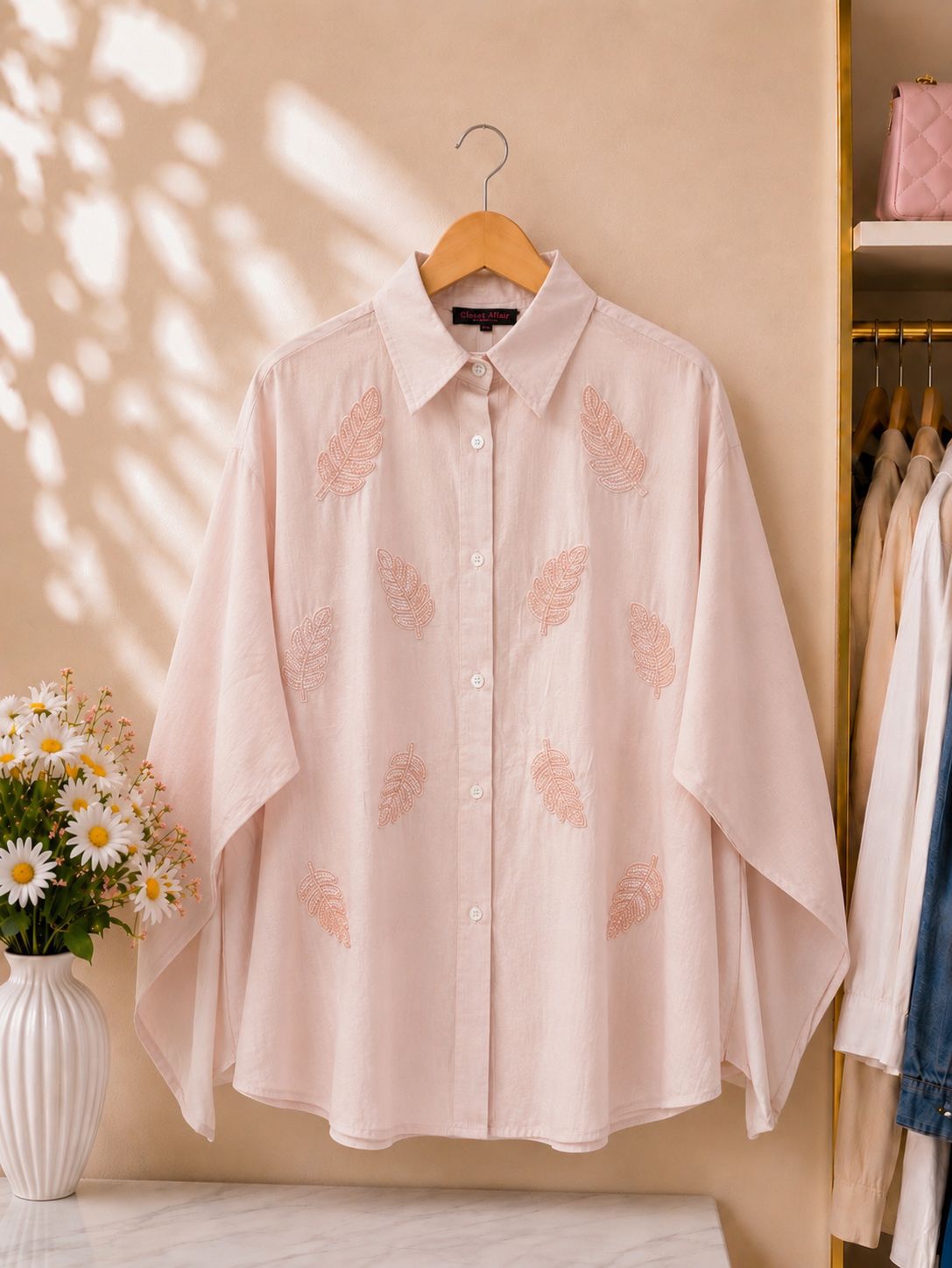 Women’s Cotton Embroidered Shirt