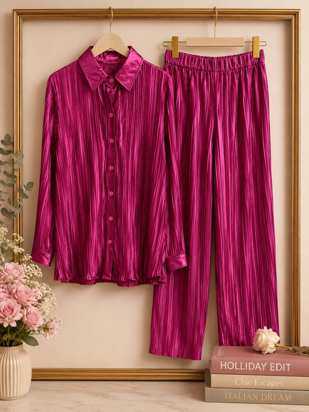 Luxe Pleated Co-Ord Set