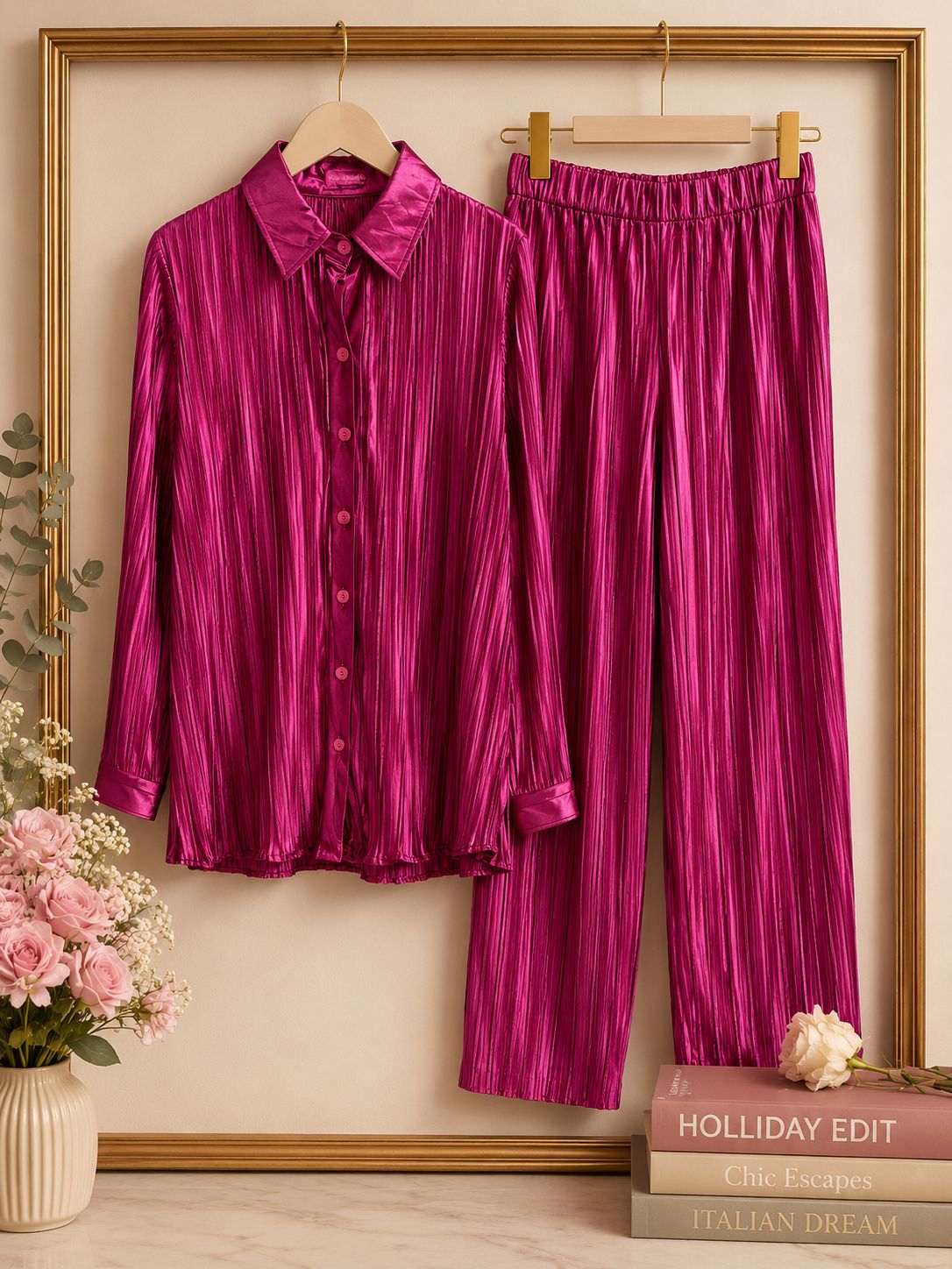 Luxe Pleated Co-Ord Set