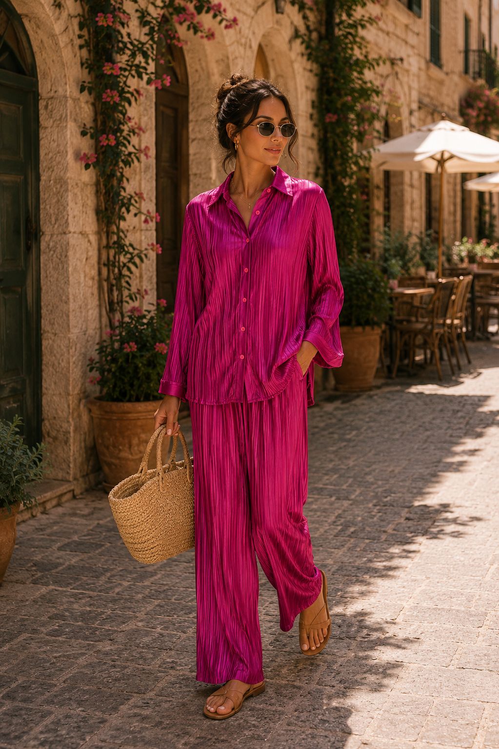 Luxe Pleated Co-Ord Set