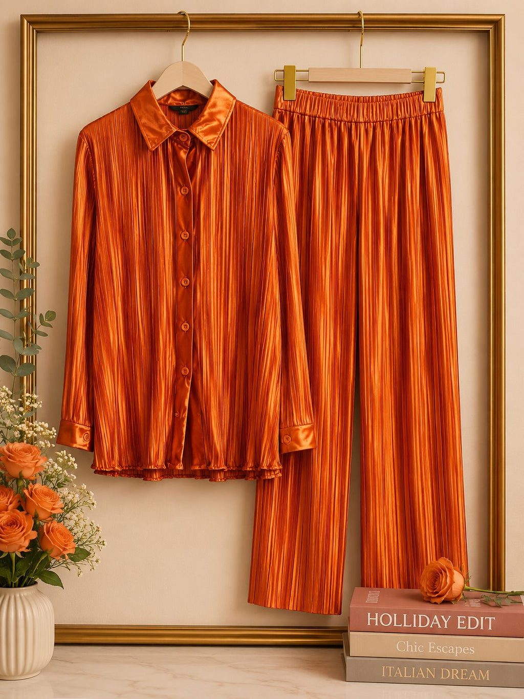 Luxe Pleated Co-Ord Set