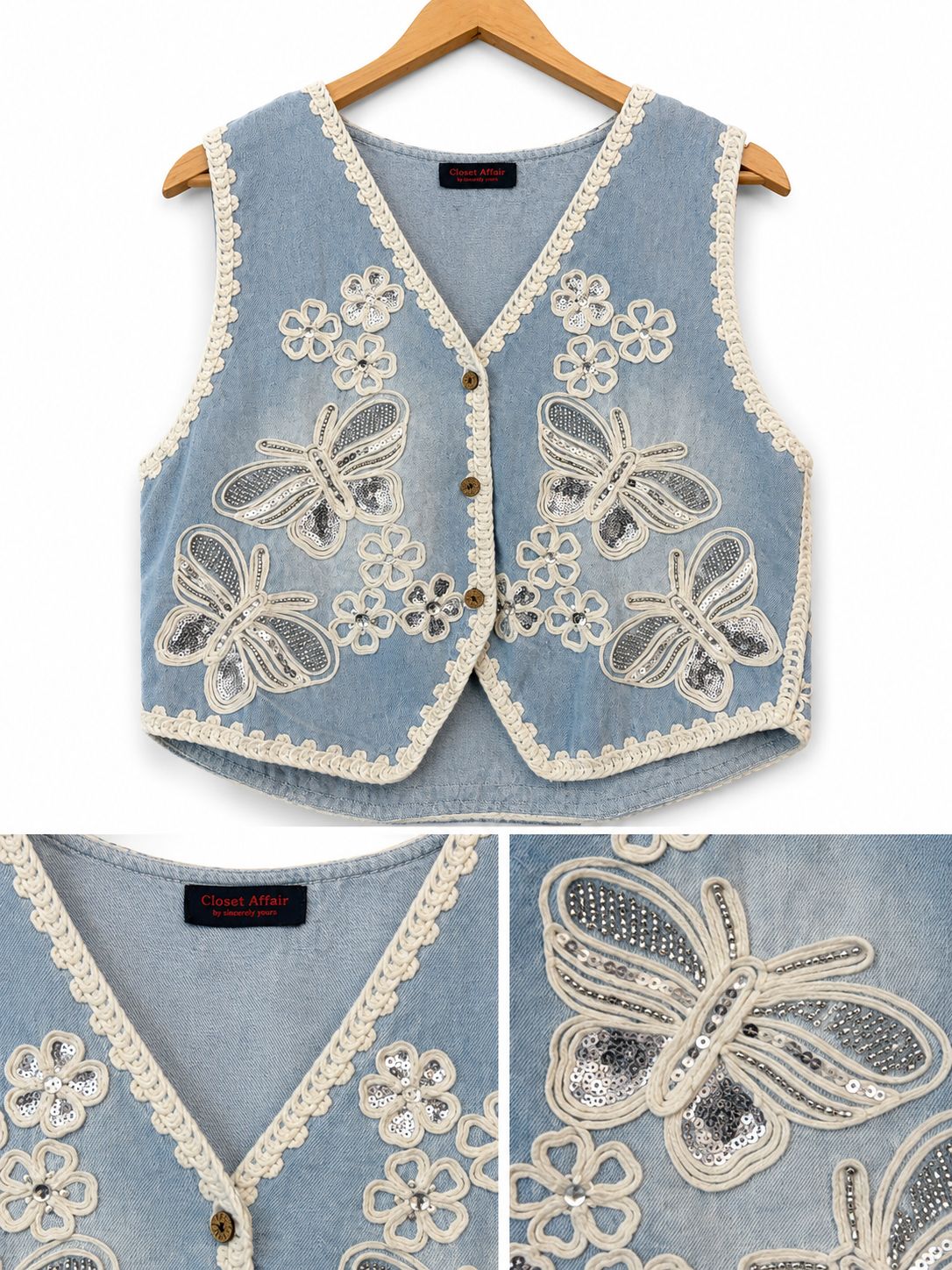 Premium Crocia Handwork Vest