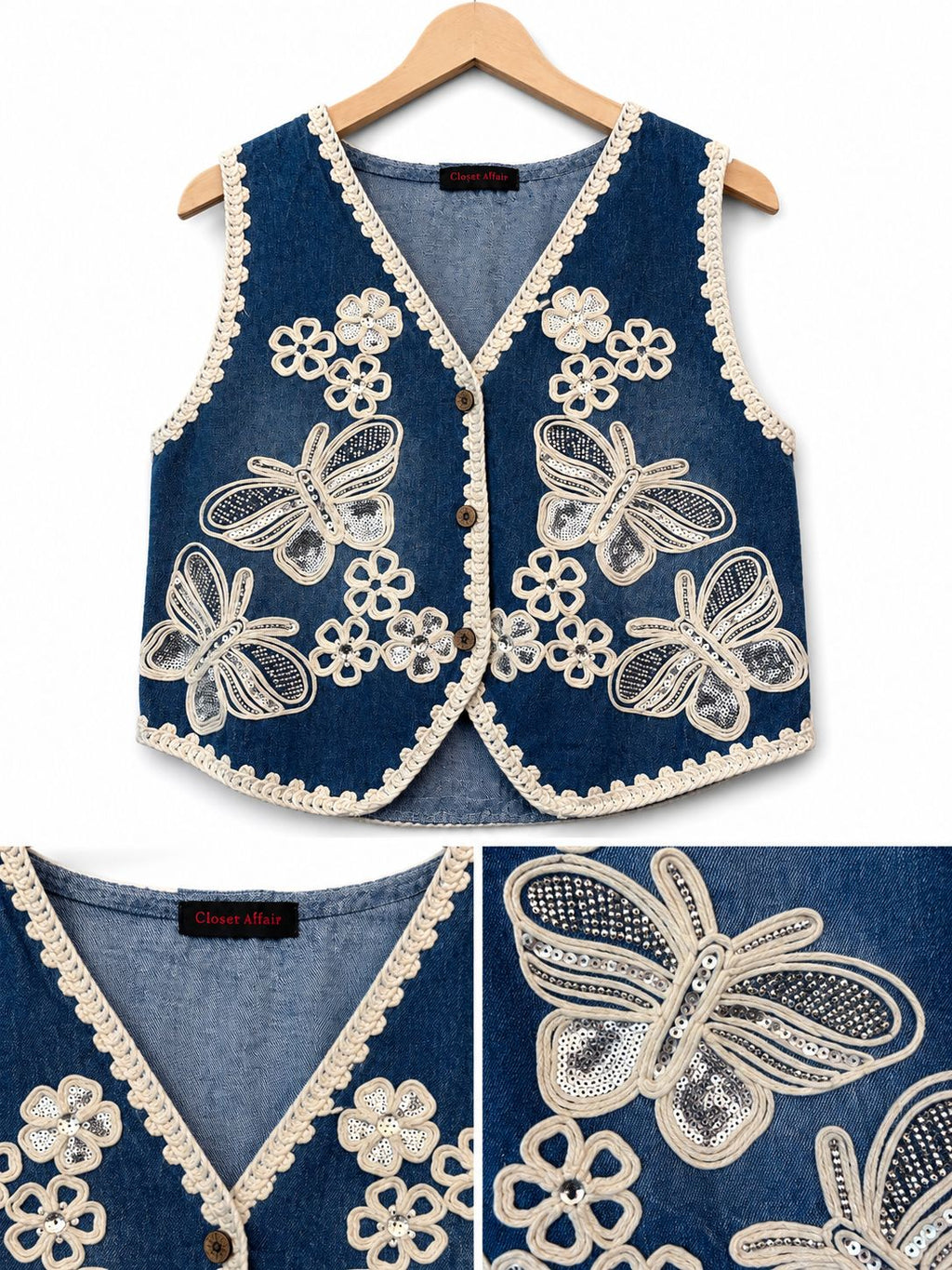Premium Crocia Handwork Vest