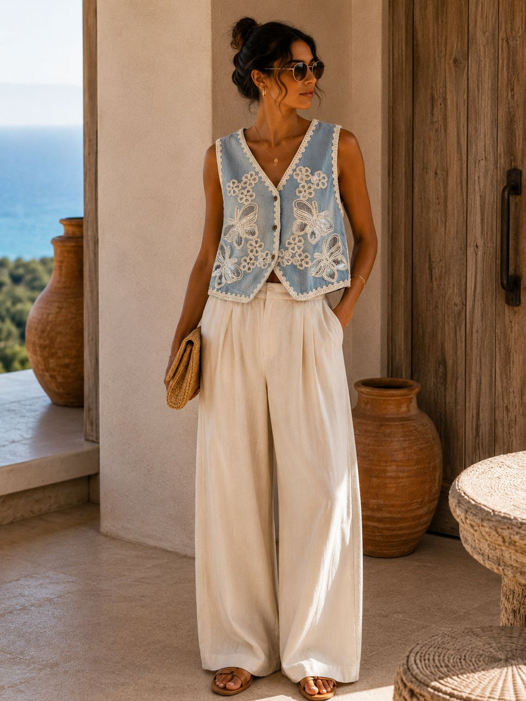 Premium Crocia Handwork Vest