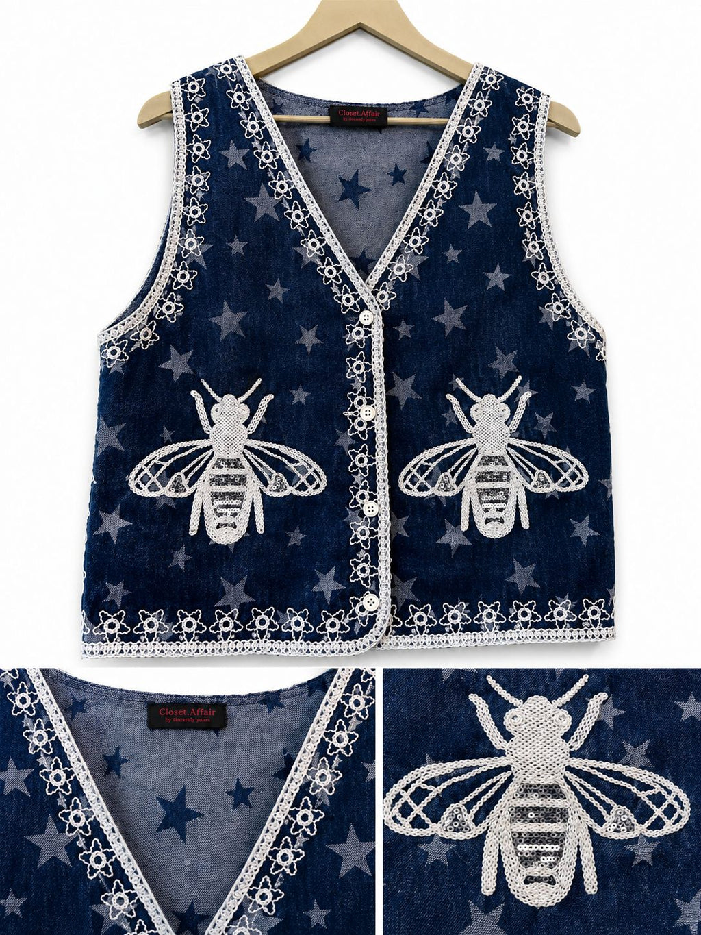 Elegant Crocia Vest
