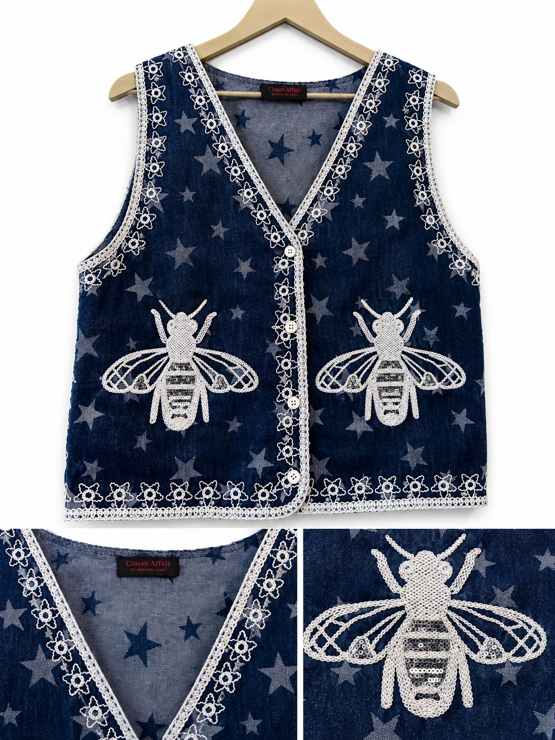 Elegant Crocia Vest