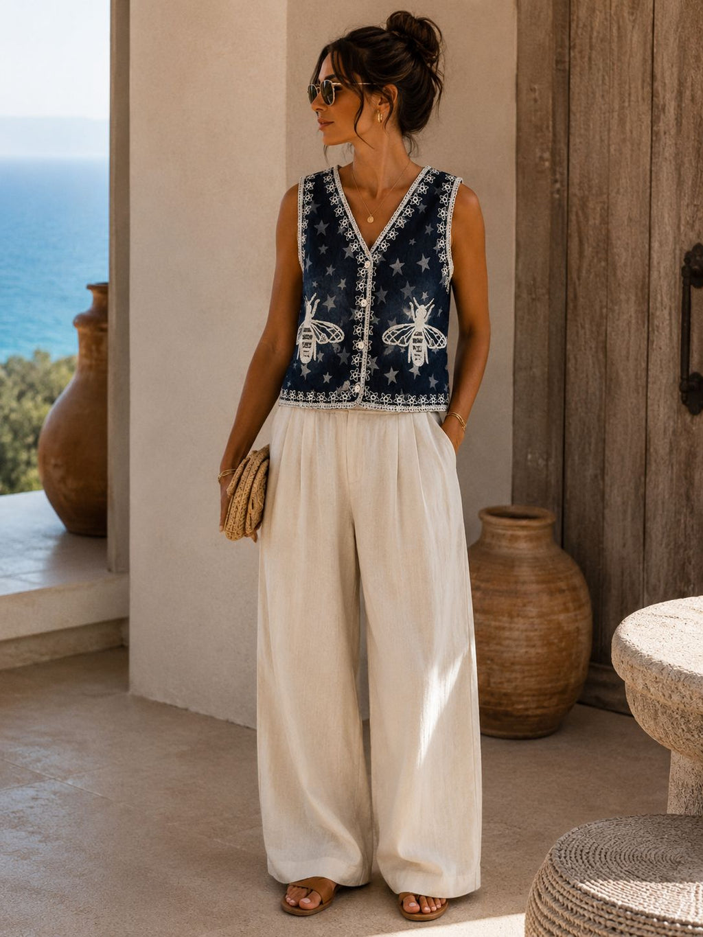 Elegant Crocia Vest