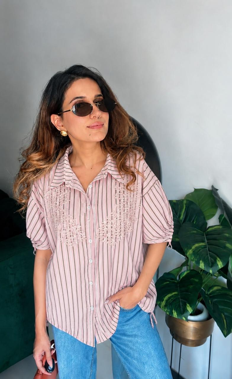 Signature Floral Lace Shirt