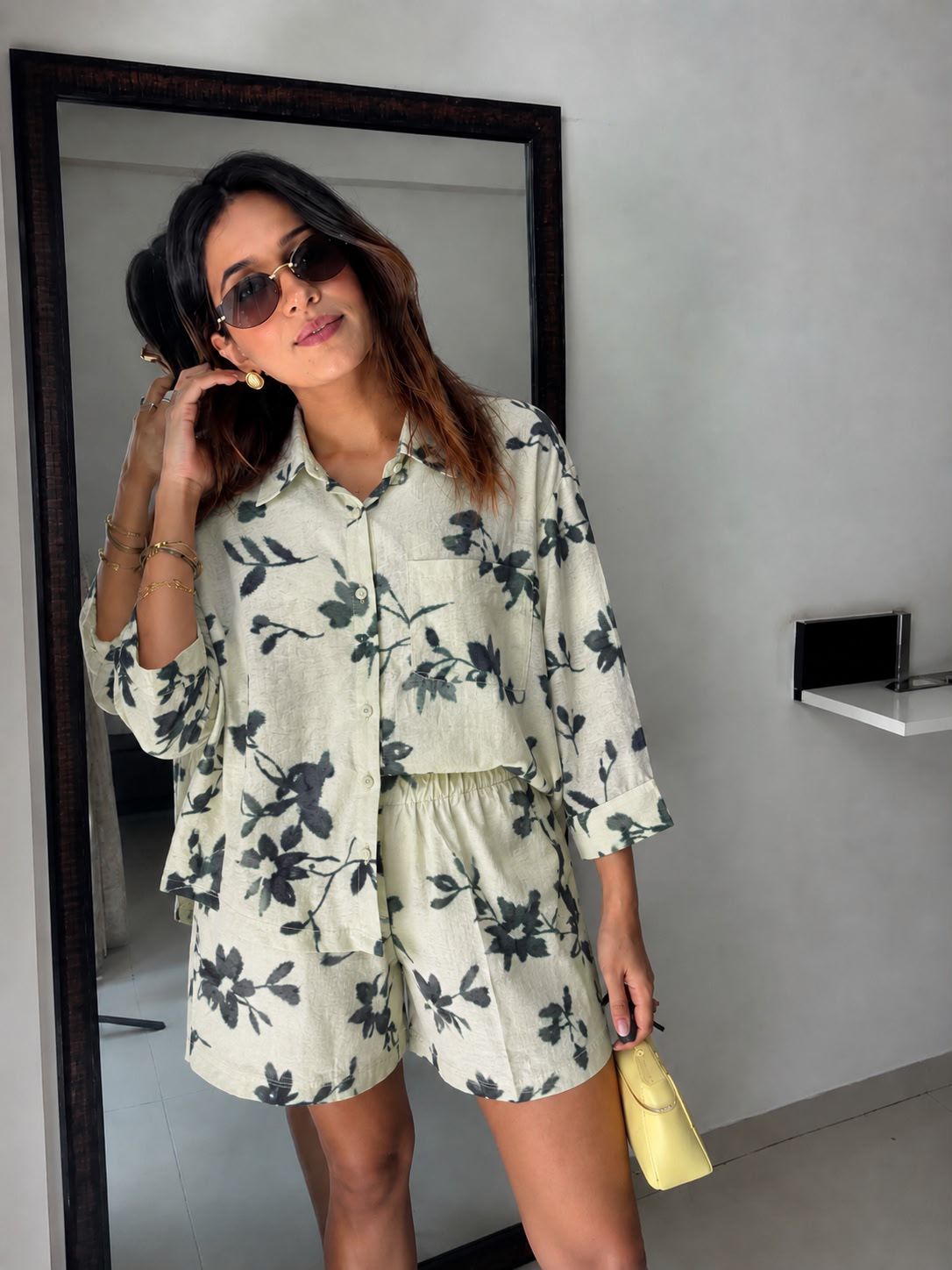 White Floral Co-Ord Set - Timeless Bloom