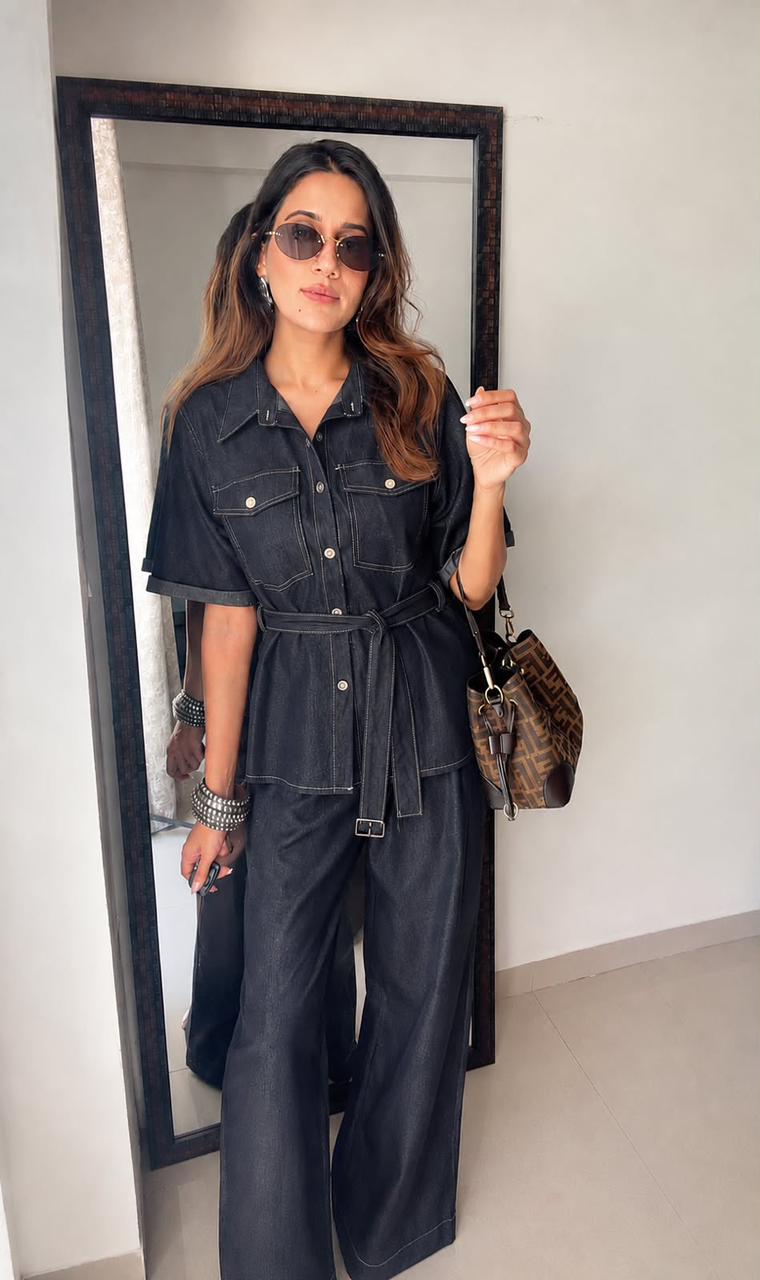 Executive Denim Co-Ord Set