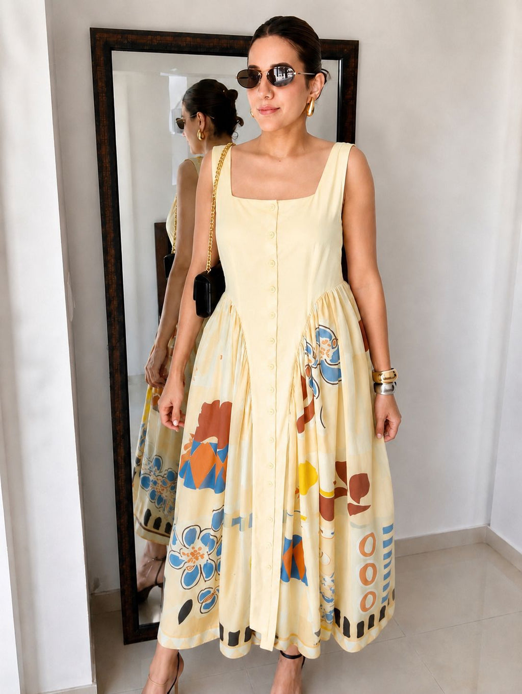 Aurora Art Print Maxi Dress