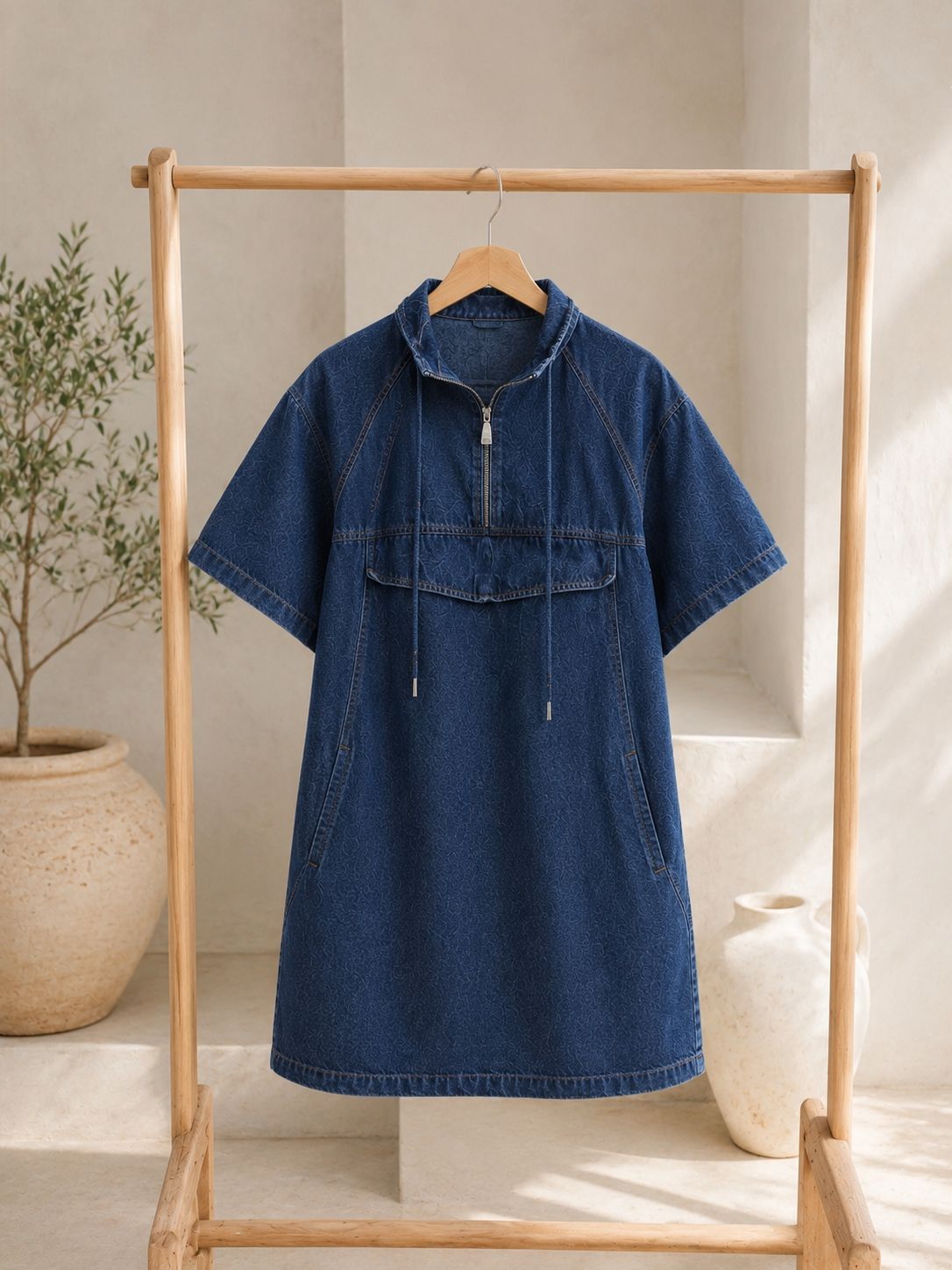 Azure Denim Dress