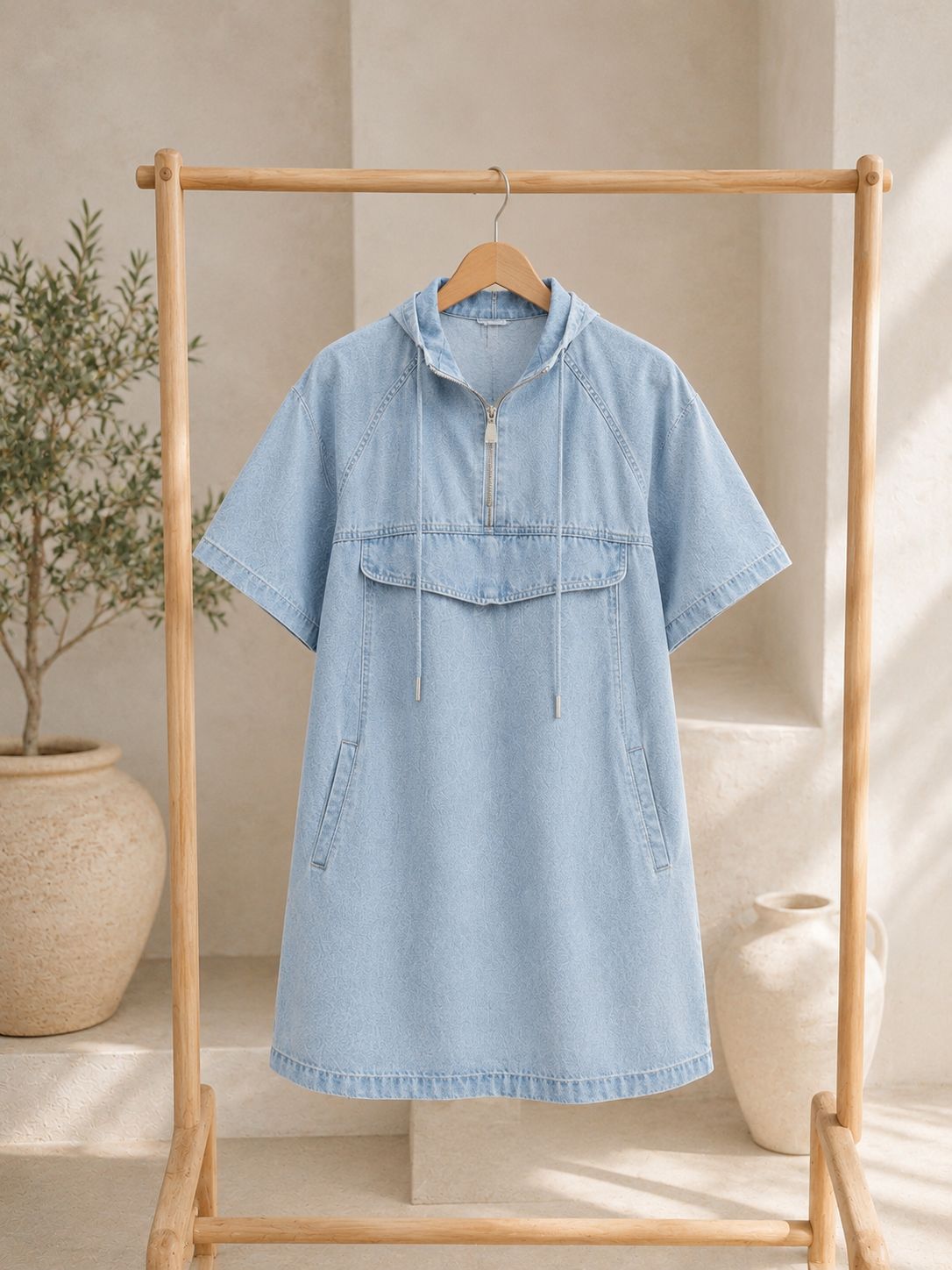 Azure Denim Dress