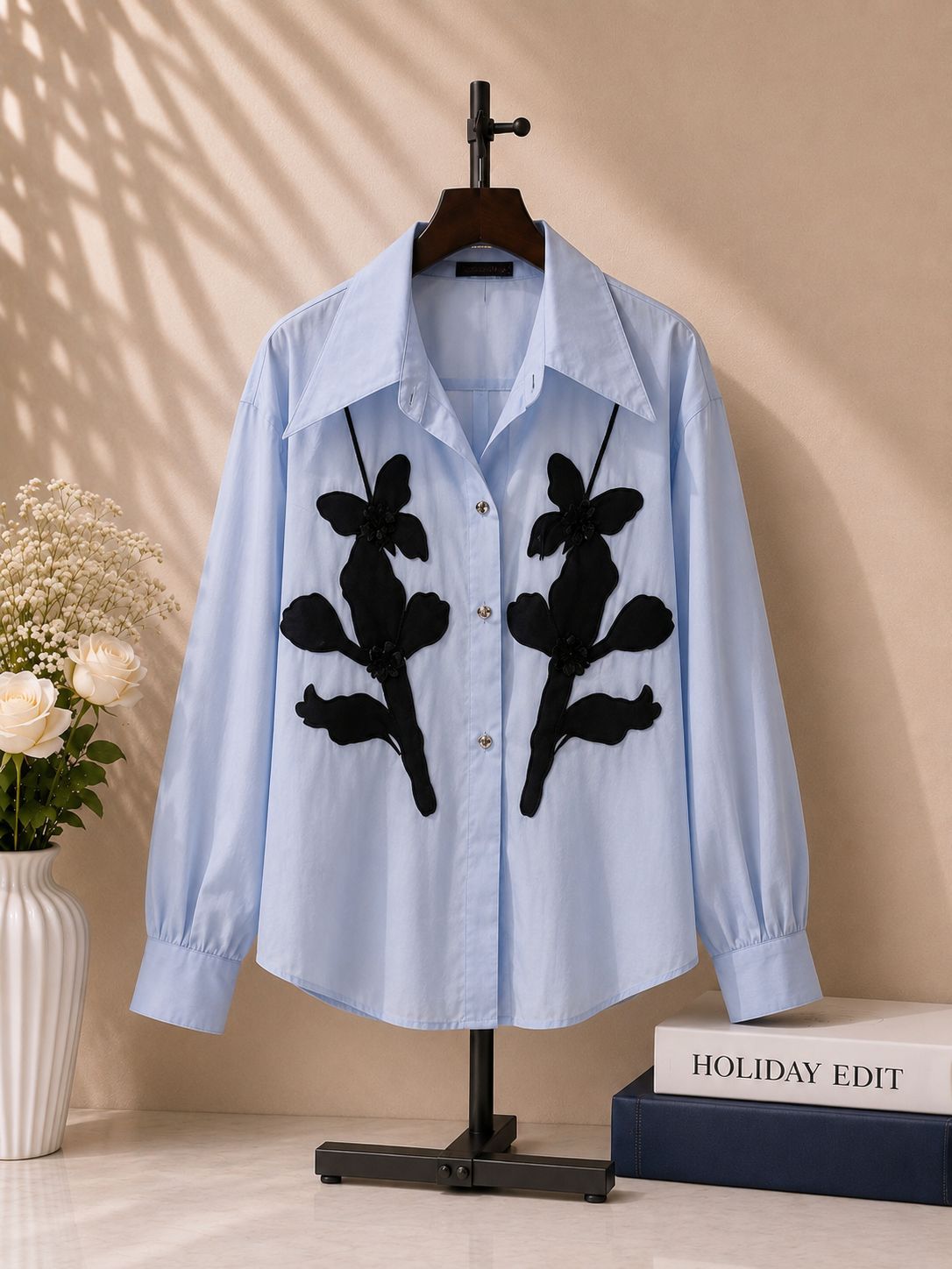 Flutter Bloom Cotton Shirt