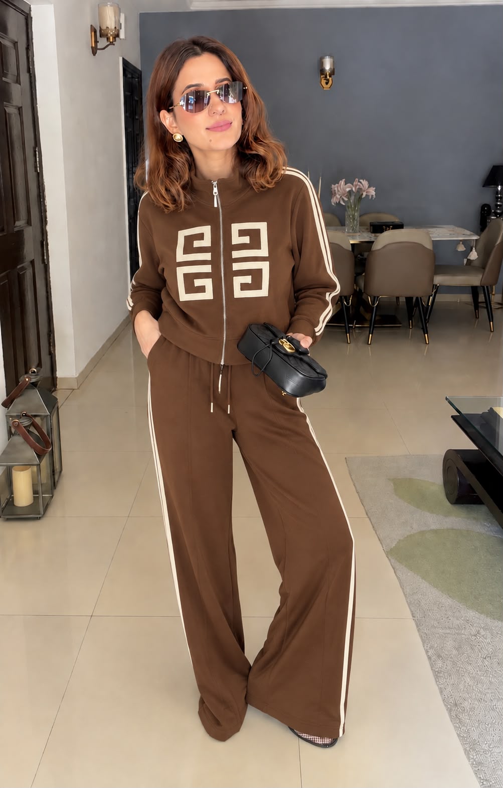 Monogram Track Co-Ord Set