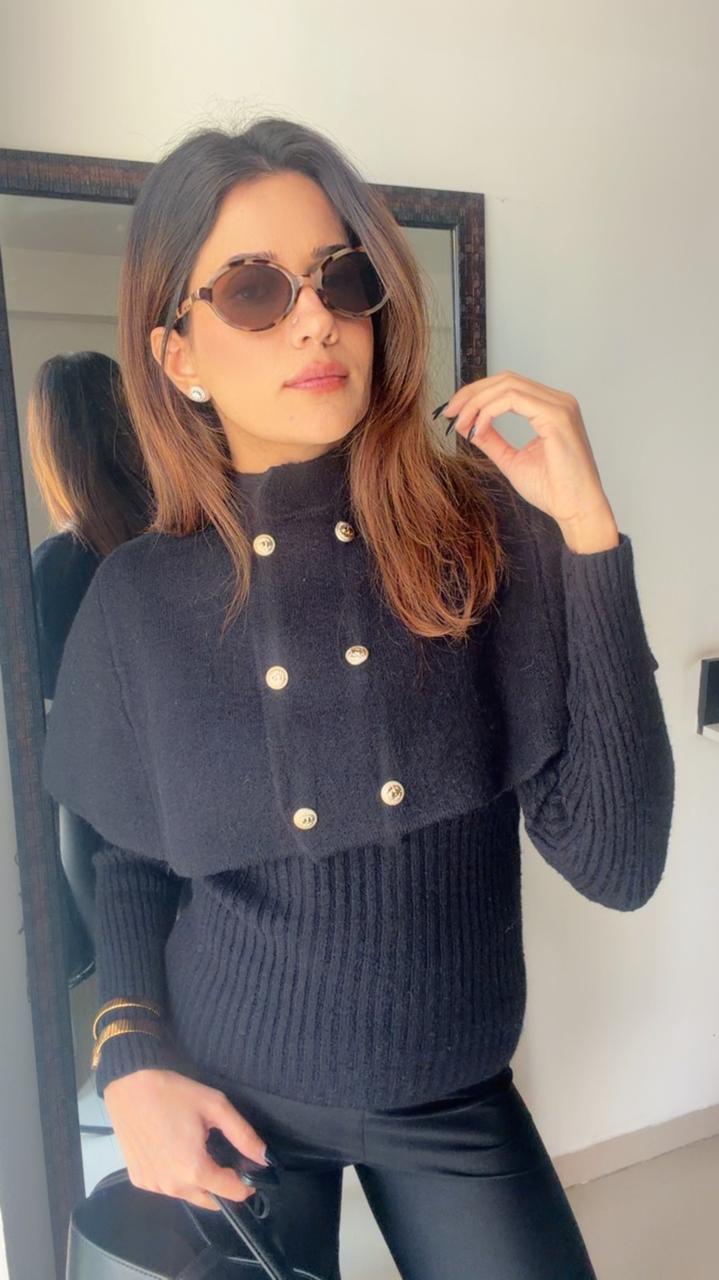 Cape knitted Fall Top