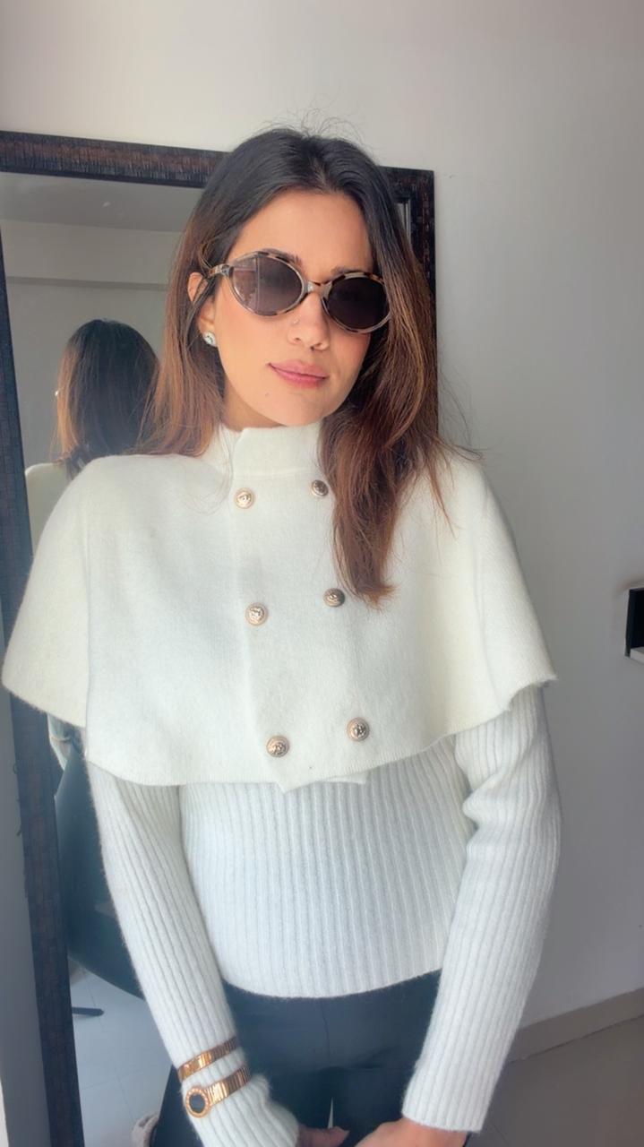 Cape knitted Fall Top