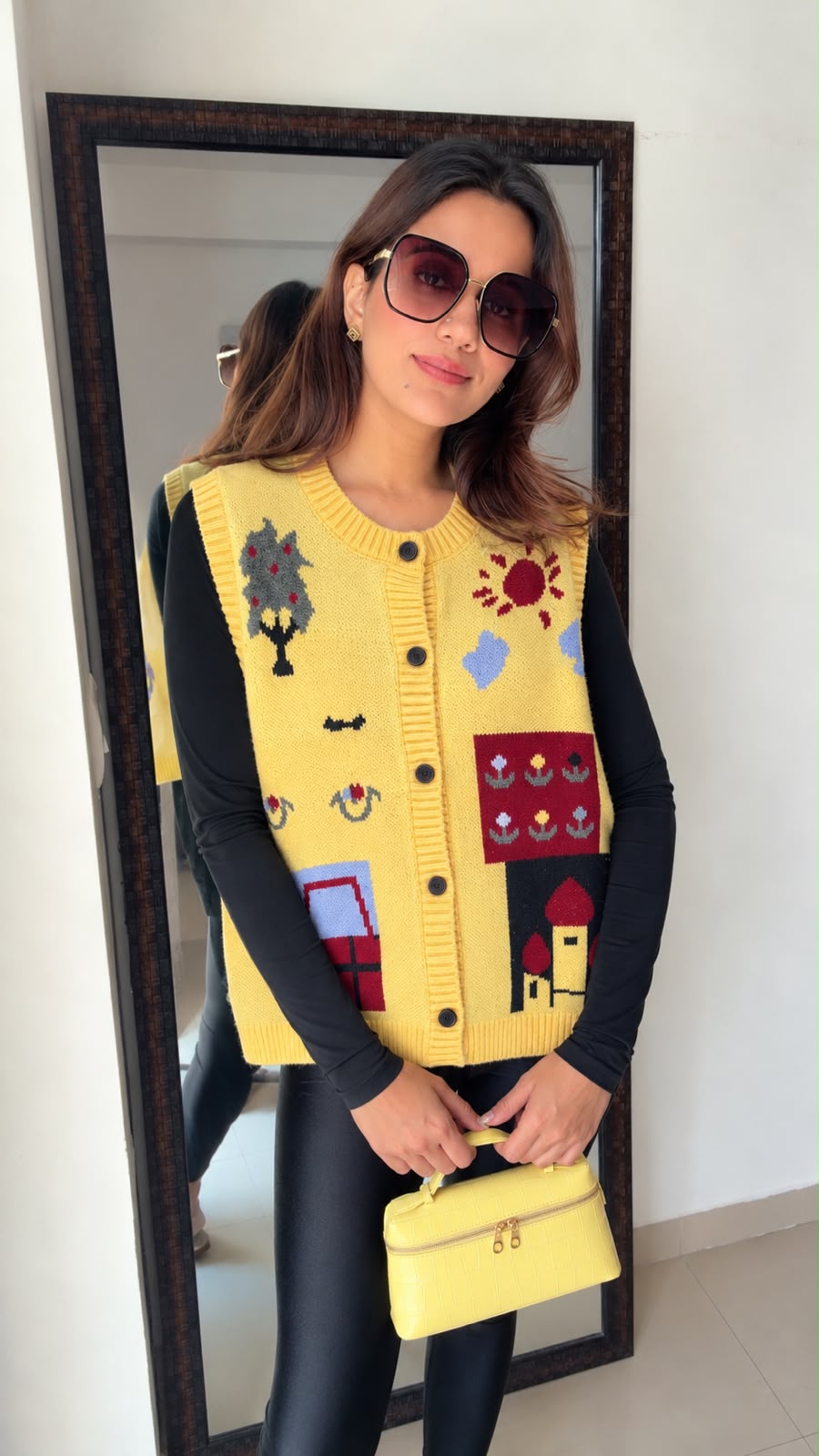 Buttoned Sunshine Fall Vest