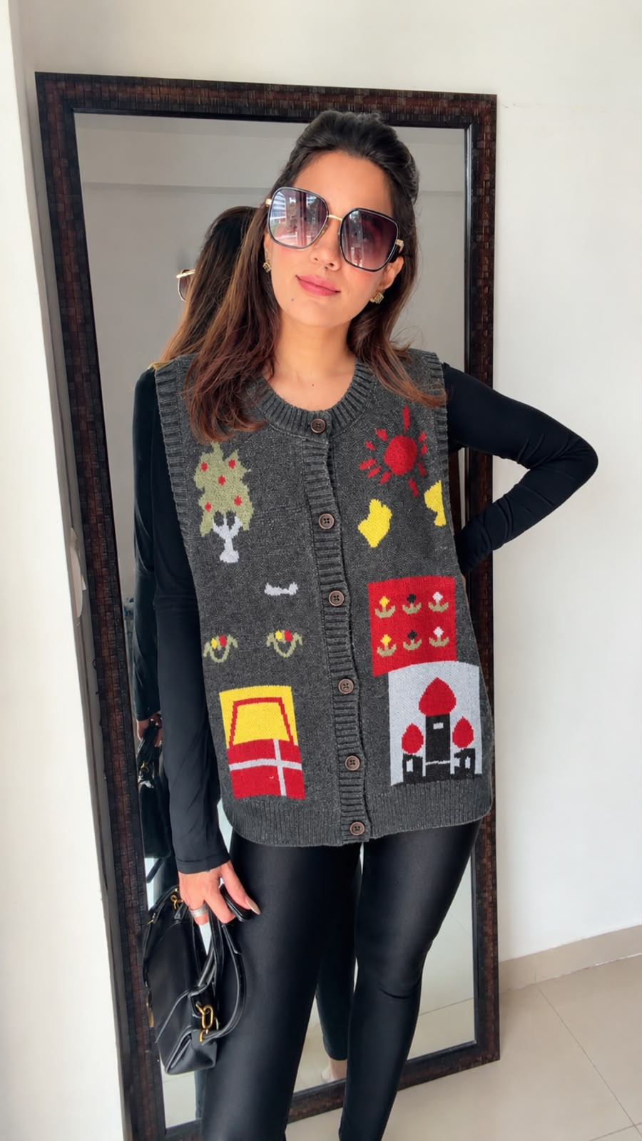 Buttoned Sunshine Fall Vest
