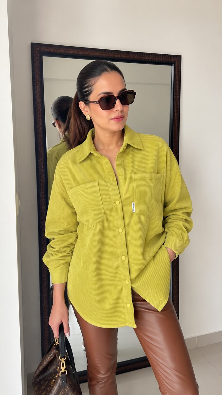 Oversized Corduroy Shirt