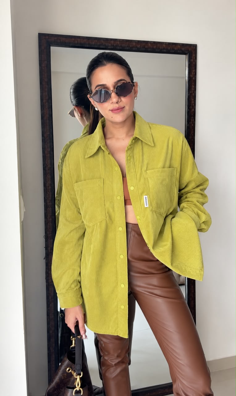 Oversized Corduroy Shirt