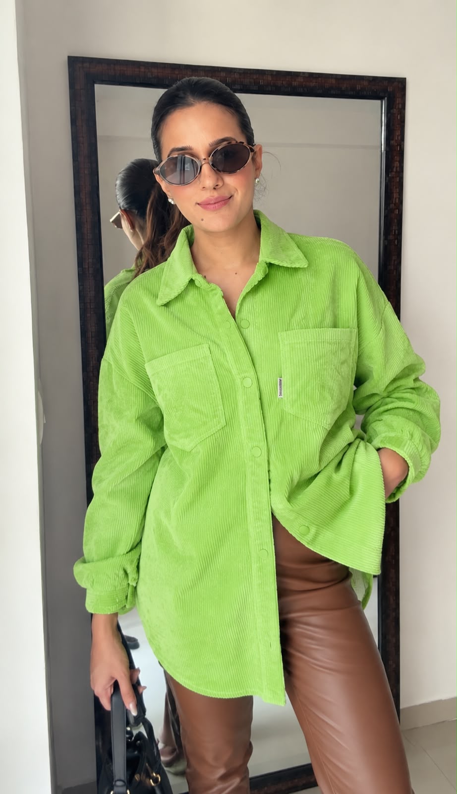Oversized Corduroy Shirt