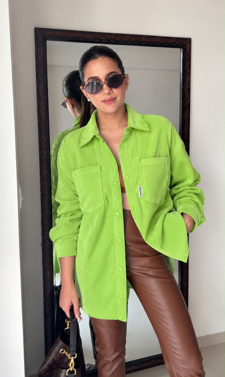 Oversized Corduroy Shirt