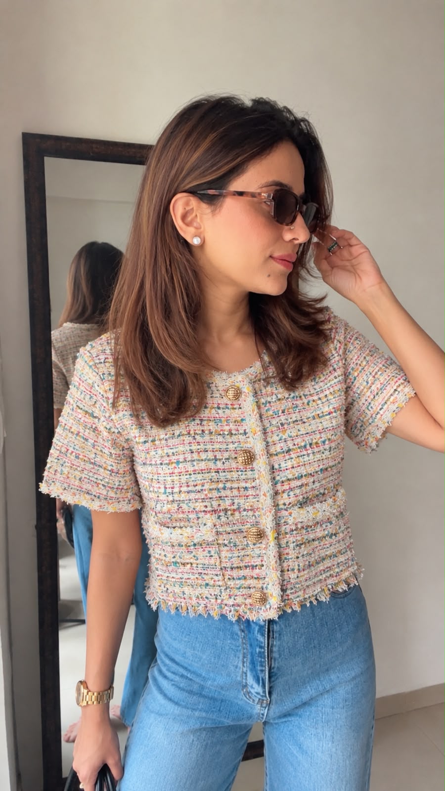 Classic Tweed Fall Top