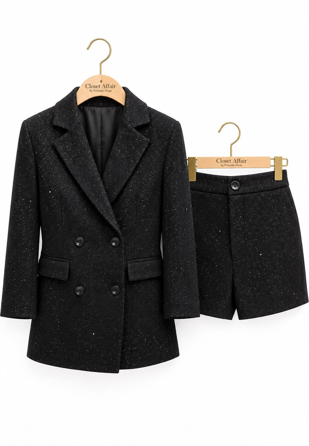 Fall Blazer With Shorts Co-ord set