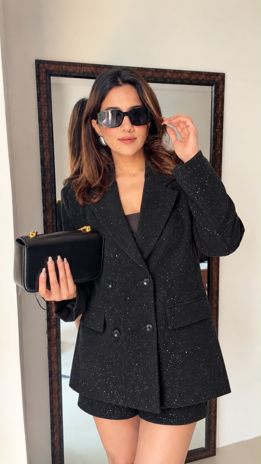 Fall Blazer With Shorts Co-ord set