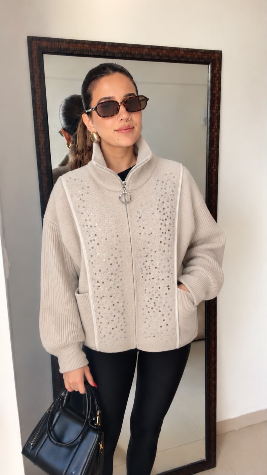 Premium Knit Zipper Fall Jumper