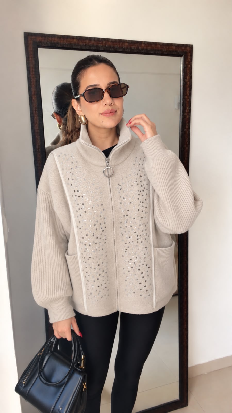 Premium Knit Zipper Fall Jumper