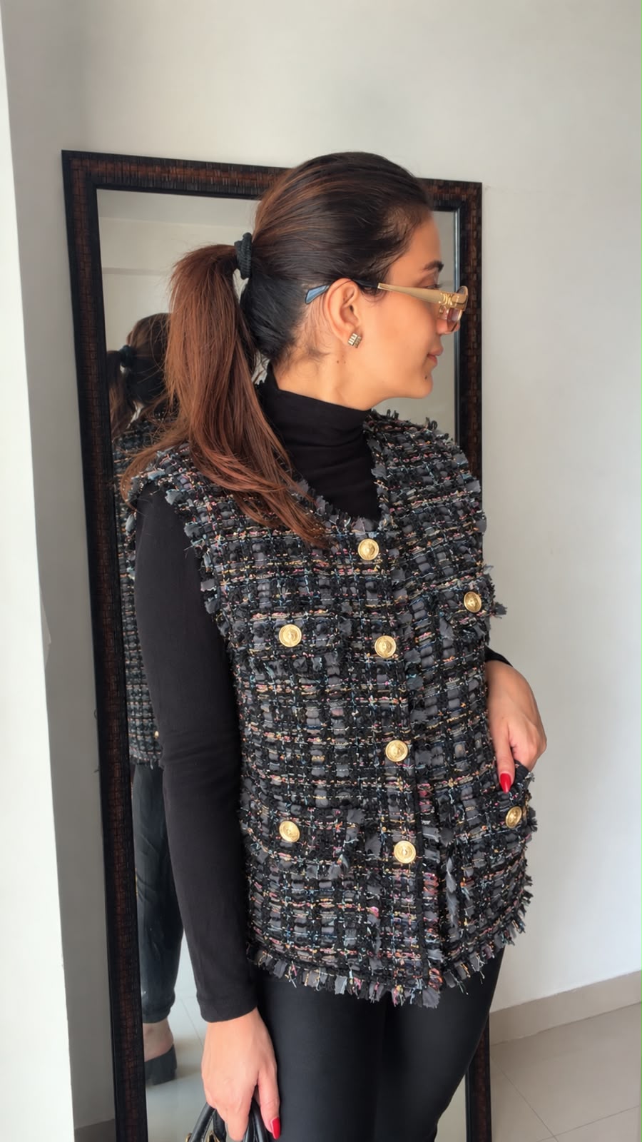 Tweed Jacket Vest