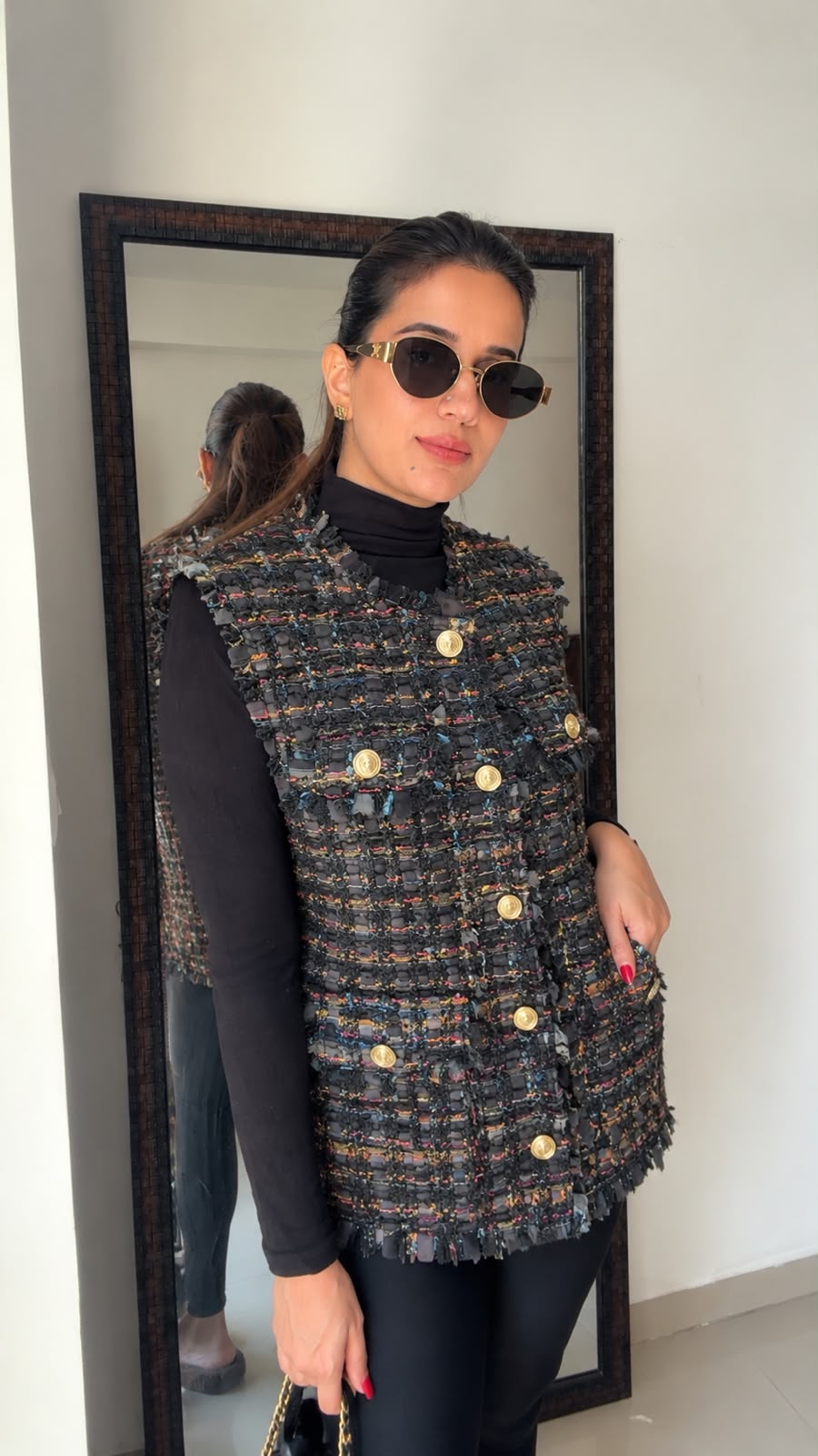 Tweed Jacket Vest