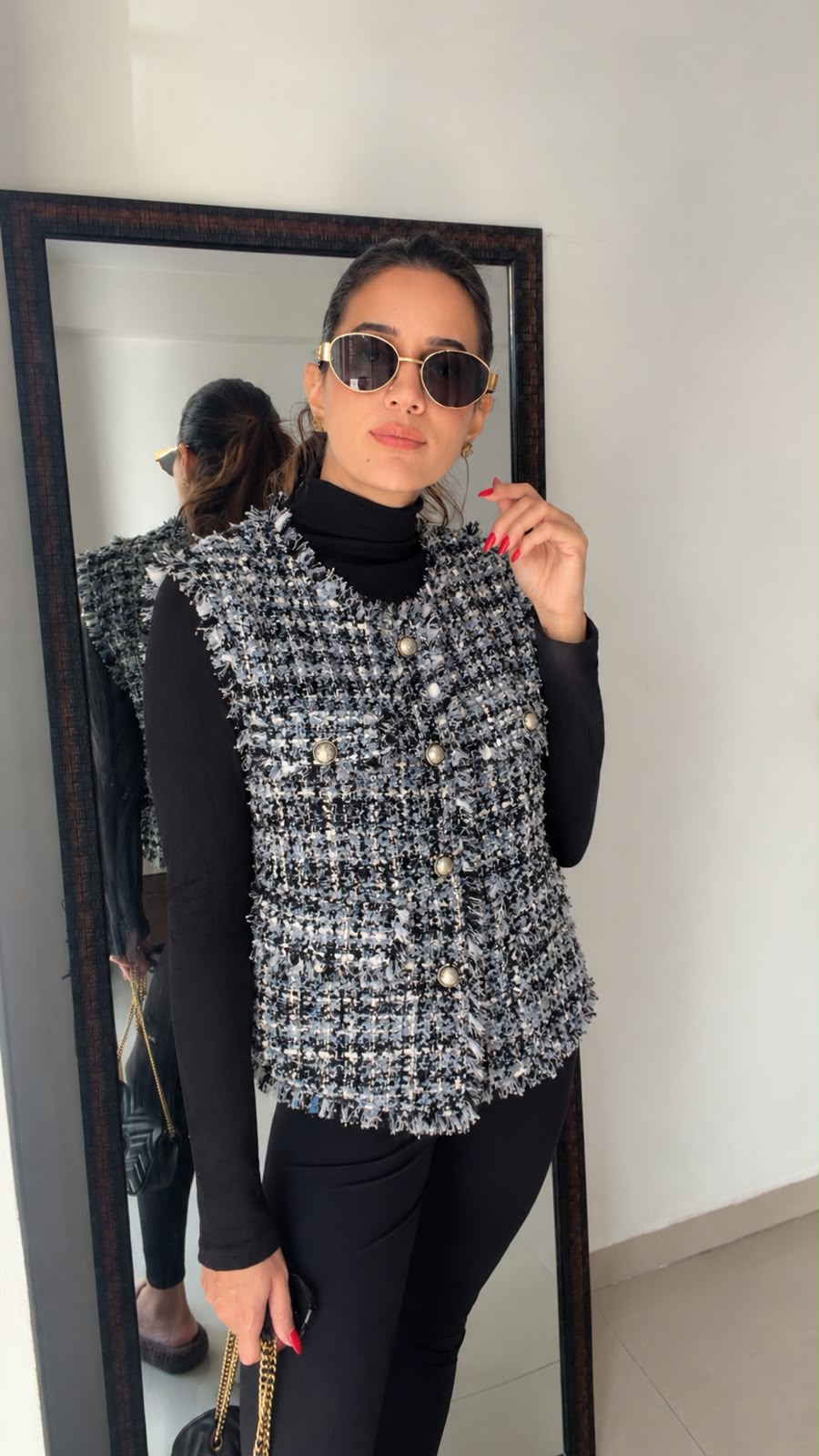 Tweed Jacket Vest