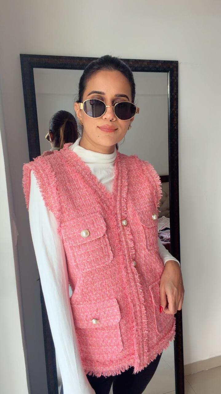 Tweed Fall Vest