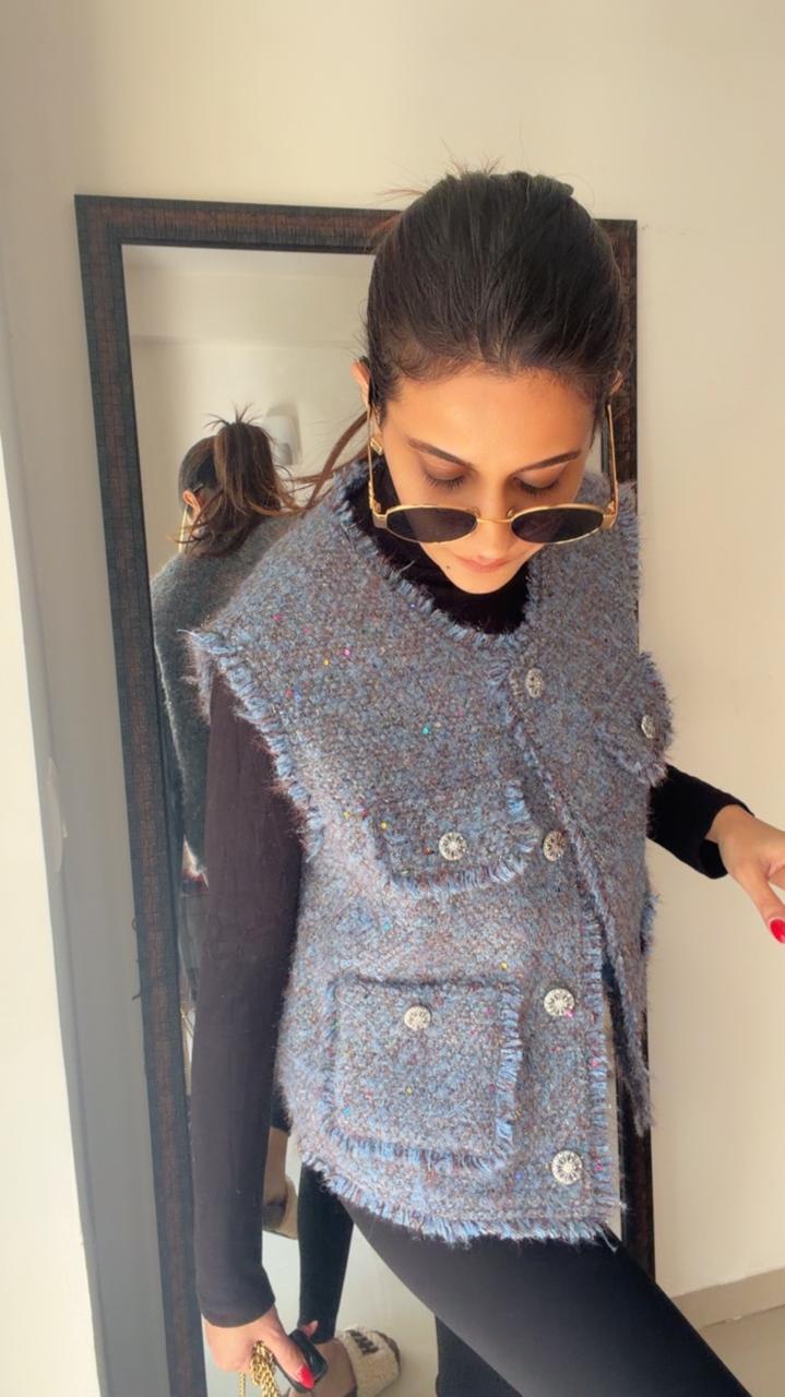 Tweed Fall Vest