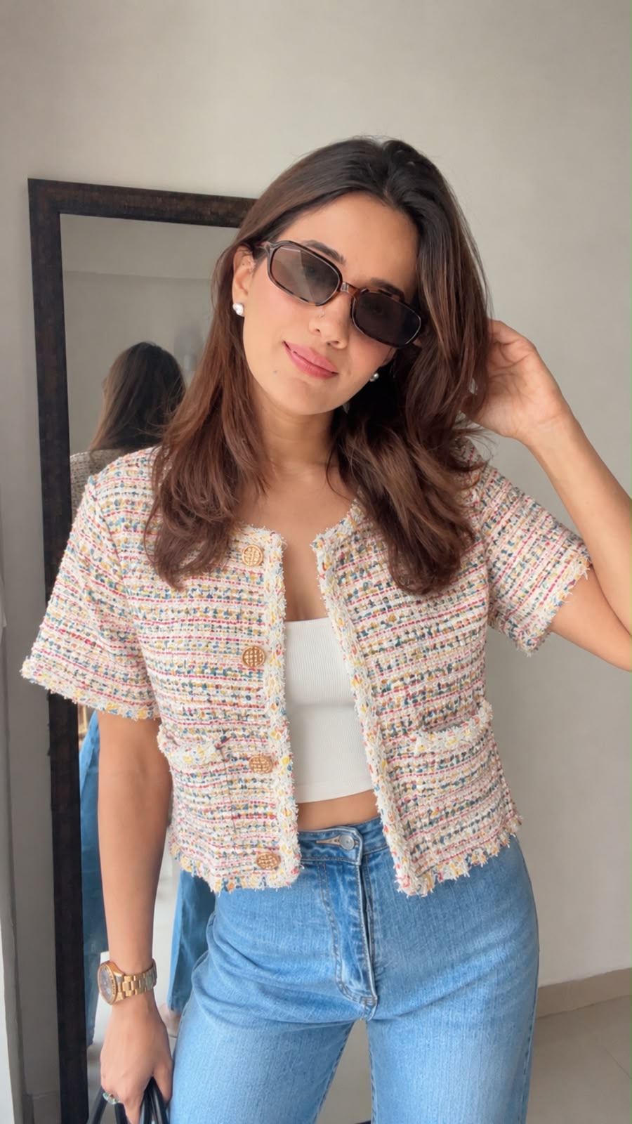 Classic Tweed Fall Top